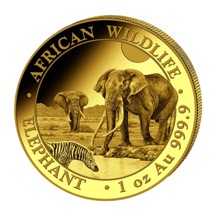 1unca Zlatnik Somalijski slon 2026